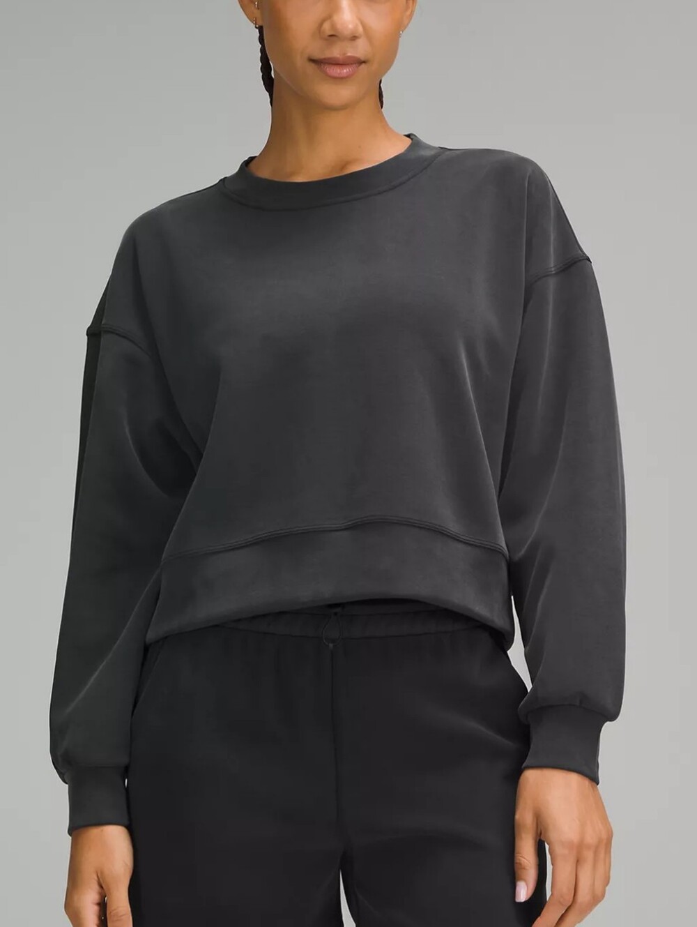 EUC Softstreme Perfectly Oversized Cropped Crew Size 6